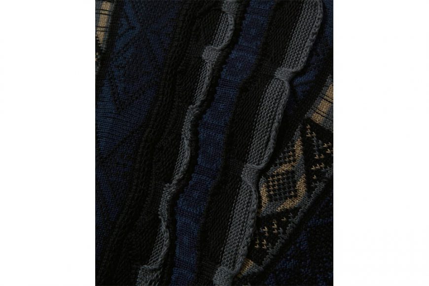 COVERNAT 20 FW Vintage Pattern Knit Crewneck (6)