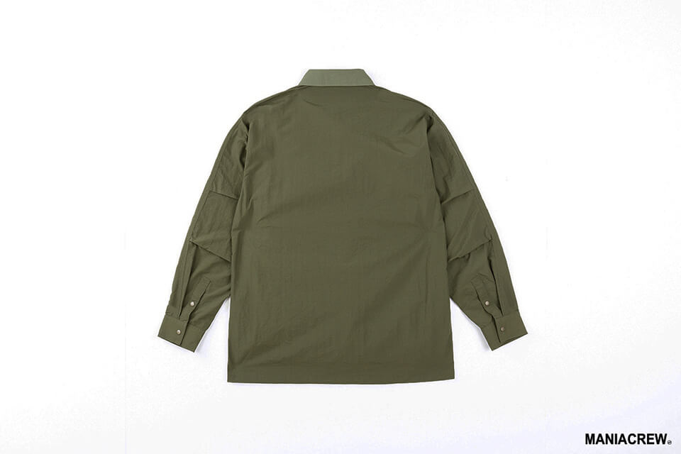 MANIA 20 AW 2 Tone Pocket Shirt (14)