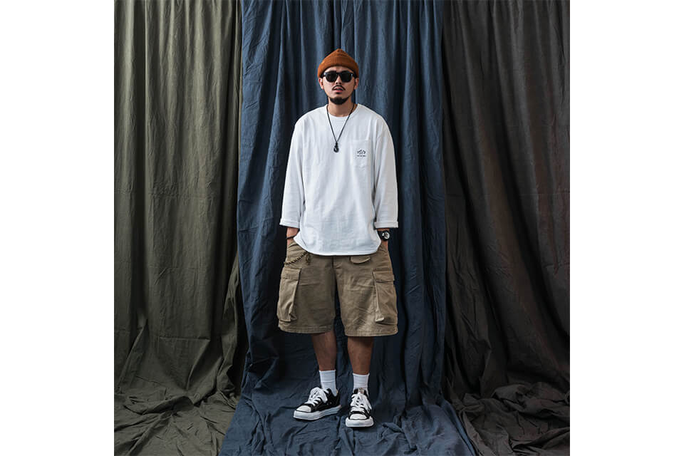 PERSEVERE 20 AW Tianzhu Cotton LS Pocket Tee (1)