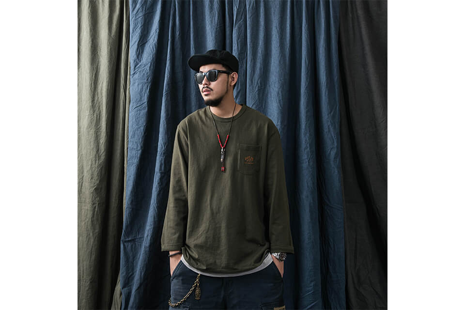 PERSEVERE 20 AW Tianzhu Cotton LS Pocket Tee (11)