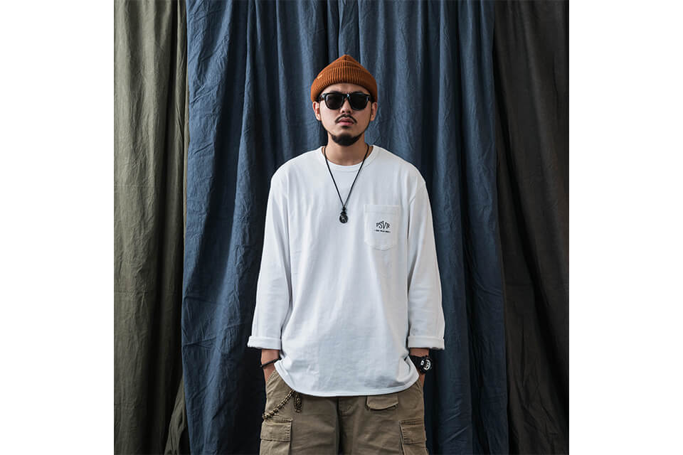 PERSEVERE 20 AW Tianzhu Cotton LS Pocket Tee (3)