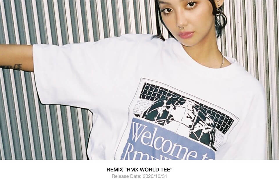REMIX 20 AW RMX World Tee (1)