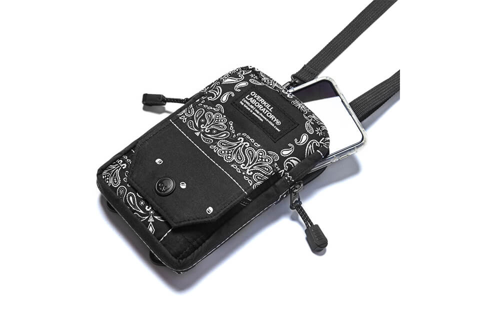 2 Way Paisley Pattern Quick Pocket Bag (4)