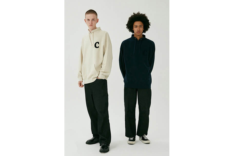 COVERNAT 20 FW Mock Neck Crewneck (1)