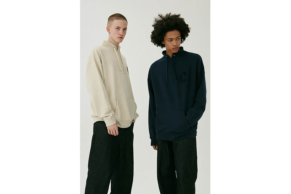 COVERNAT 20 FW Mock Neck Crewneck (2)