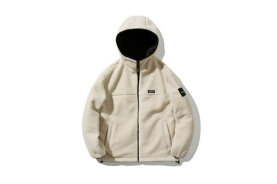 COVERNAT 20 FW Reversible Hoodie Warm Up Jack (2)
