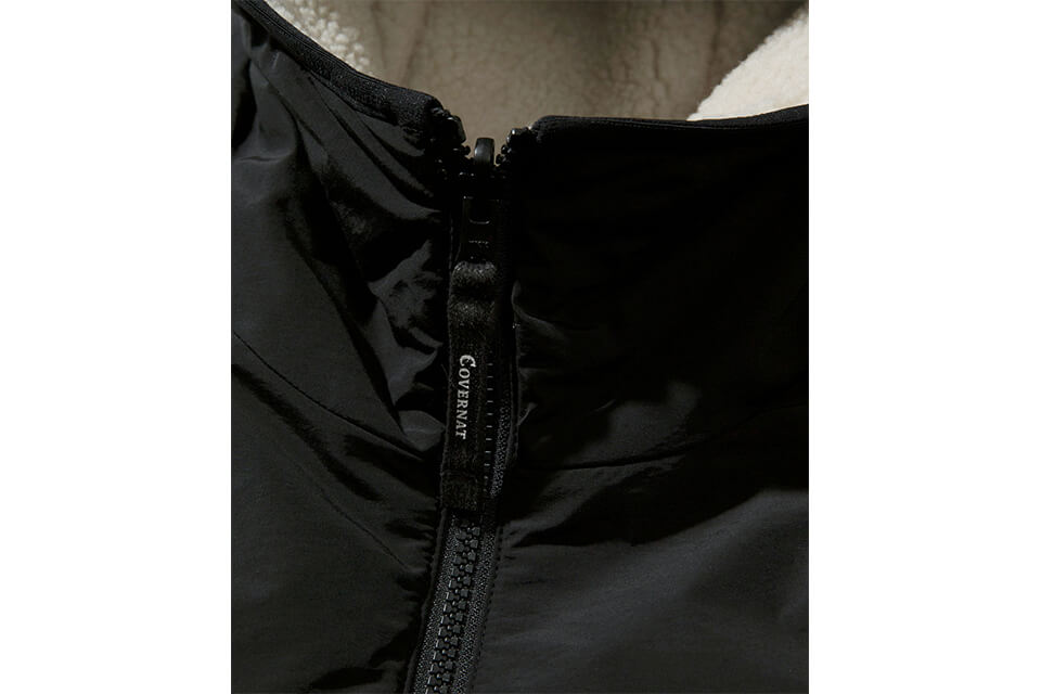 COVERNAT 20 FW Reversible Hoodie Warm Up Jack (9)