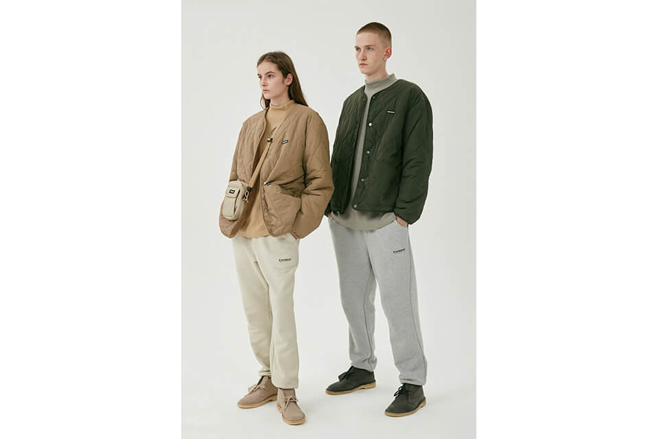 COVERNAT 20 FW Reversible No Collar Jacket (1)