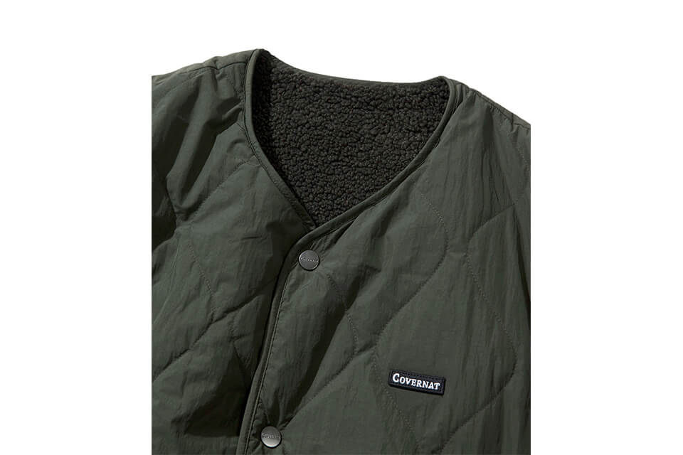 COVERNAT 20 FW Reversible No Collar Jacket (12)