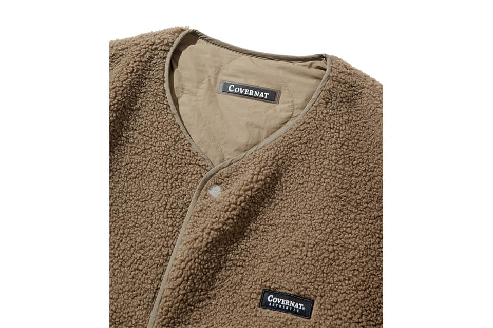 COVERNAT 20 FW Reversible No Collar Jacket (20)