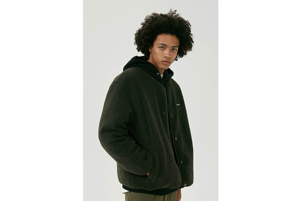 COVERNAT 20 FW Reversible No Collar Jacket (4)
