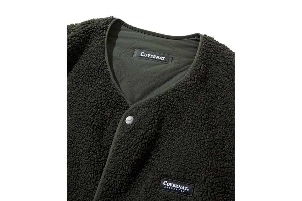 COVERNAT 20 FW Reversible No Collar Jacket (9)
