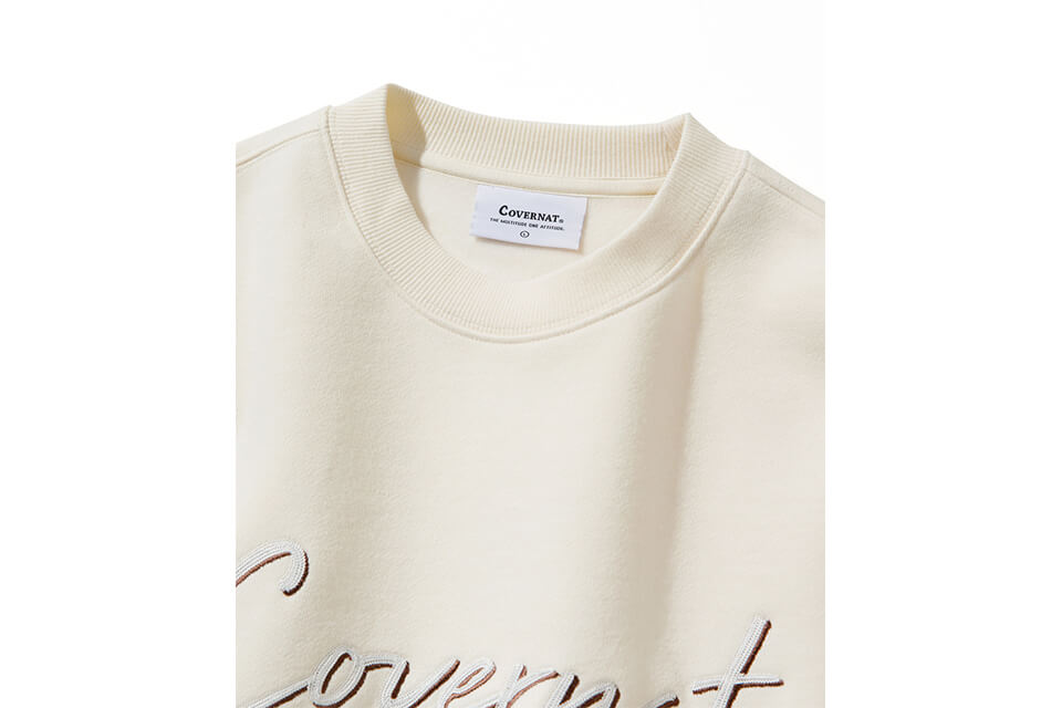 COVERNAT 20 FW Sign Logo Crewneck (11)