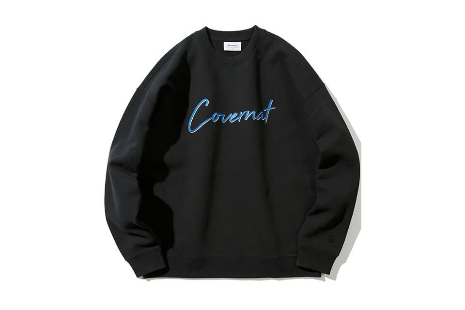 COVERNAT 20 FW Sign Logo Crewneck (2)