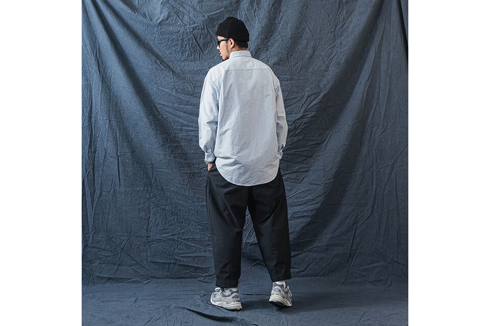 PERSEVERE 20 AW Enzyme Stone Washed Pleated Trousers (10)