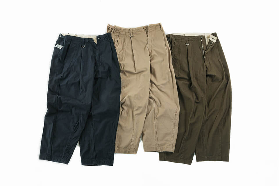 PERSEVERE 20 AW Enzyme Stone Washed Pleated Trousers (13)