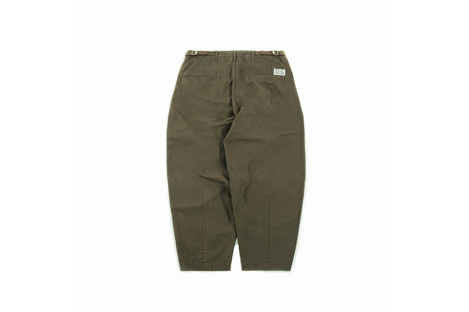 PERSEVERE 20 AW Enzyme Stone Washed Pleated Trousers (15)