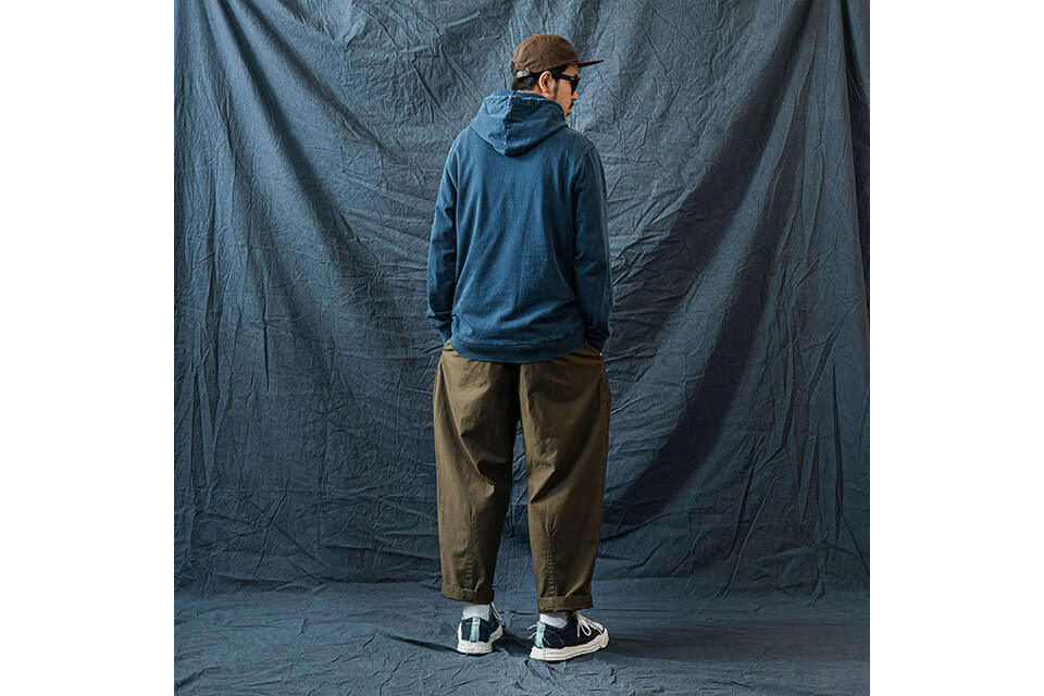 PERSEVERE 20 AW Enzyme Stone Washed Pleated Trousers (2)