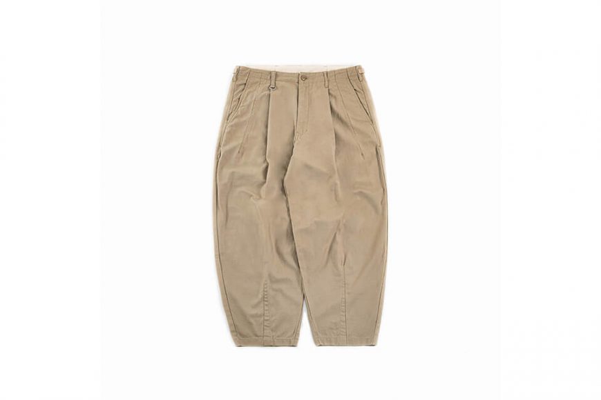 PERSEVERE 20 AW Enzyme Stone Washed Pleated Trousers (20)