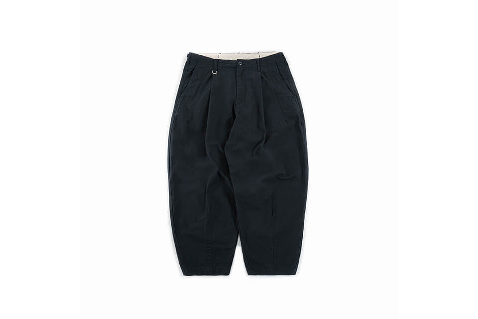 PERSEVERE 20 AW Enzyme Stone Washed Pleated Trousers (26)