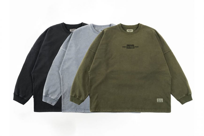 PERSEVERE 20 AW Pigment-Dyed Oversize Sweatshirts (10)