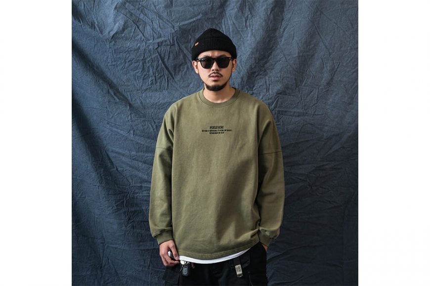 PERSEVERE 20 AW Pigment-Dyed Oversize Sweatshirts (8)