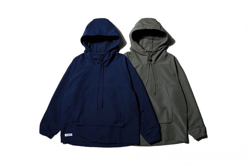 AES 20 AW Nylon Water Repellent Hoodie (1)