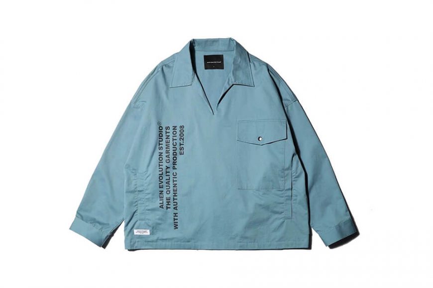 AES 20 AW Pocket Short Version Twill Shirt (2)