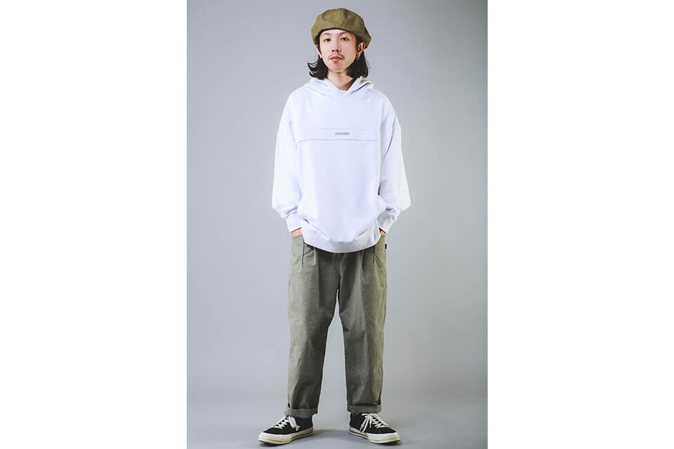 NextMobRiot 20 AW 3D Stripe Logo OV Hoodie (1)