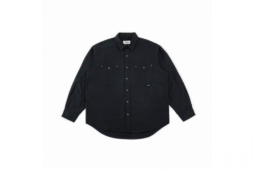 PERSEVERE 20 AW Simple Oxford Shirts (17)