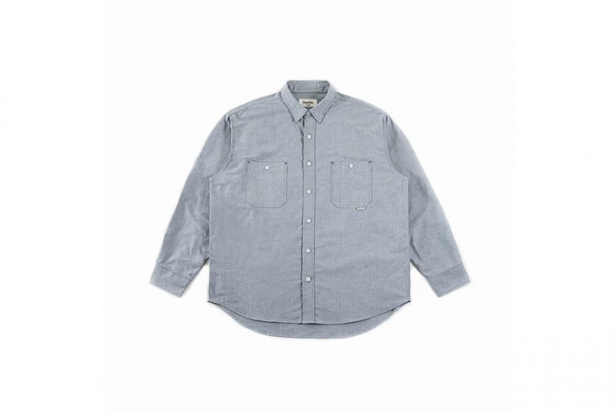 PERSEVERE 20 AW Simple Oxford Shirts (29)