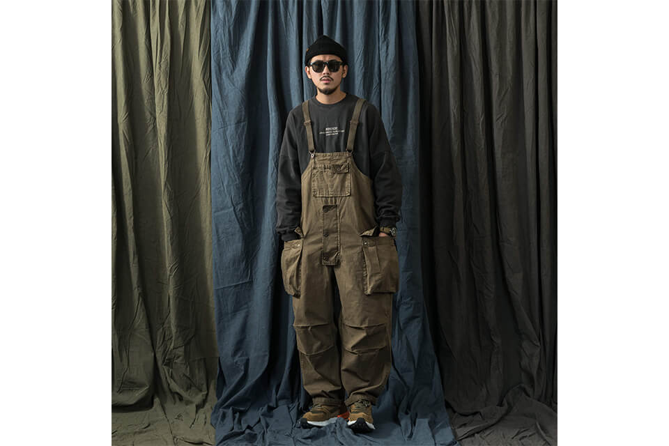 PERSEVERE 20 AW Soft Stone Washed Overall (6)