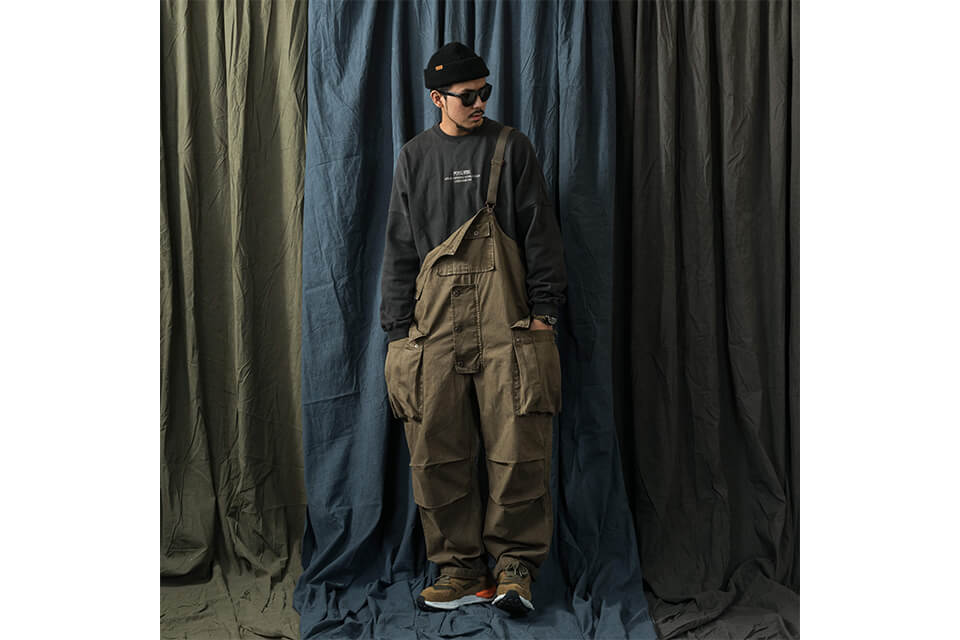 PERSEVERE 20 AW Soft Stone Washed Overall (8)