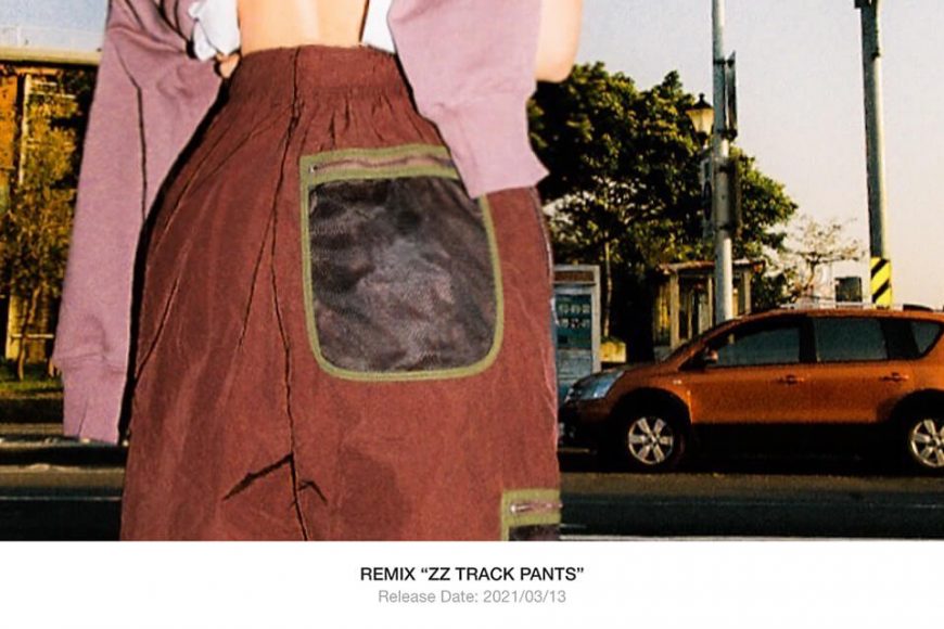 REMIX 20 AW ZZ Track Pants (1)