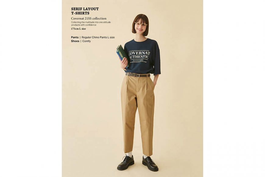 COVERNAT 21 SS Serif Layout Tee (1)