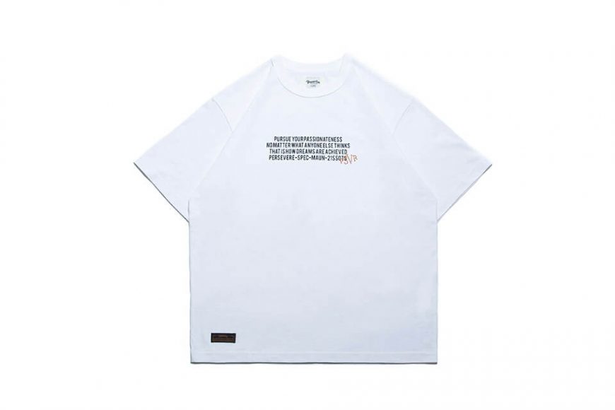 PERSEVERE 21 SS Motto Pattern T-Shirt (12)