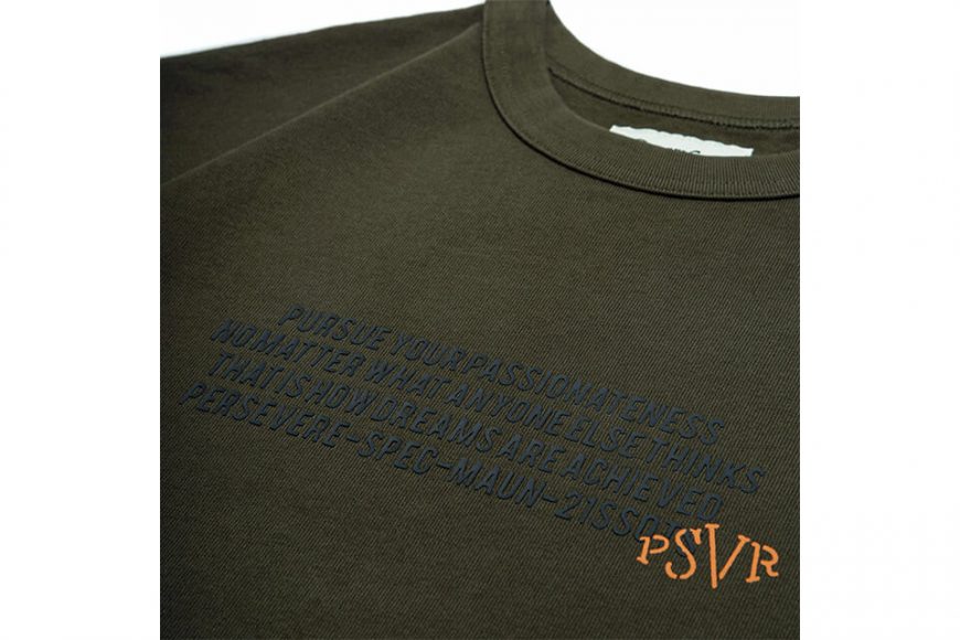 PERSEVERE 21 SS Motto Pattern T-Shirt (16)
