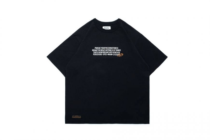 PERSEVERE 21 SS Motto Pattern T-Shirt (9)