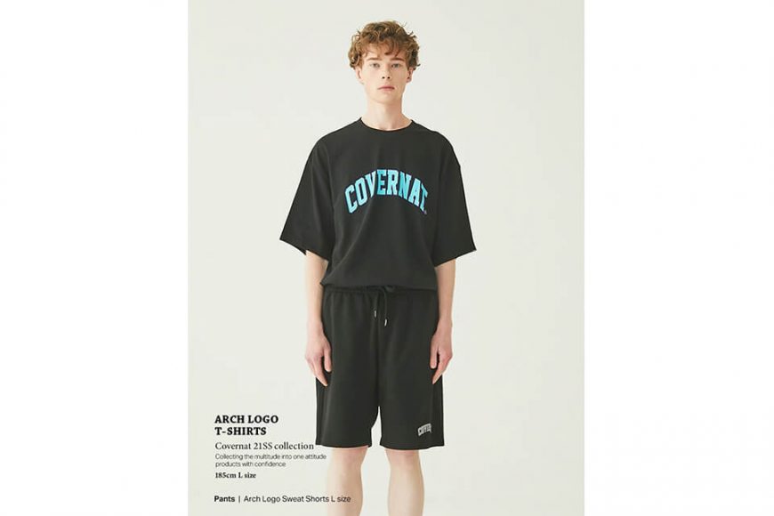 COVERNAT 21 SS Arch Logo Tee (1)