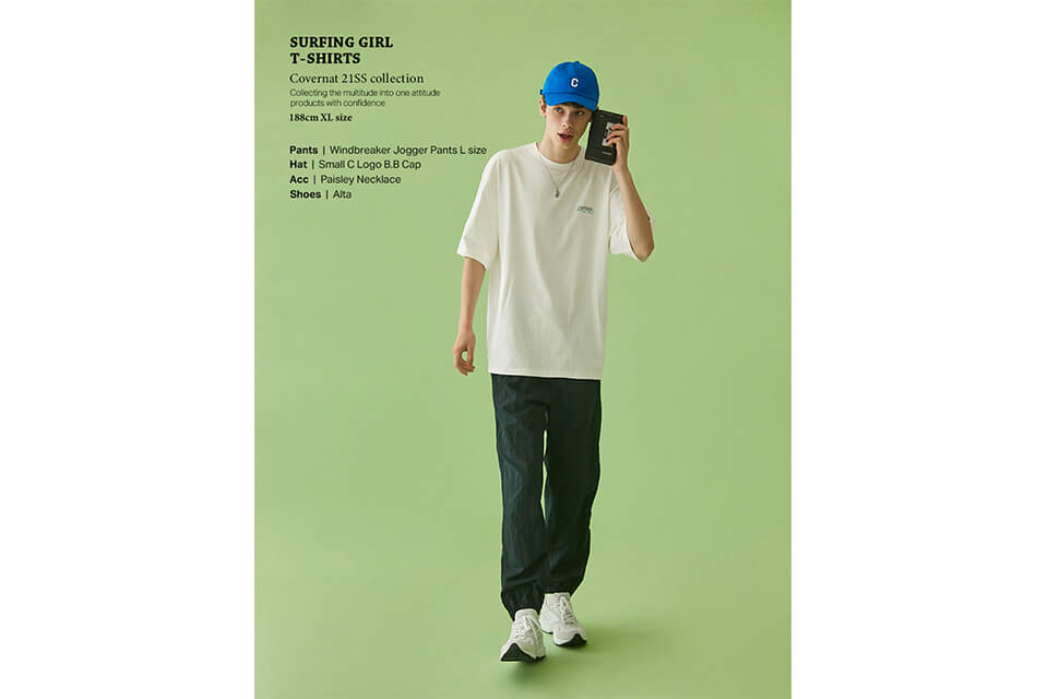 COVERNAT 21 SS Surfing Girl SS Tee (1)