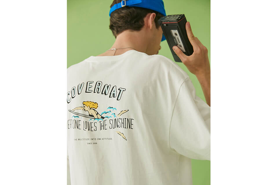 COVERNAT 21 SS Surfing Girl SS Tee (3)