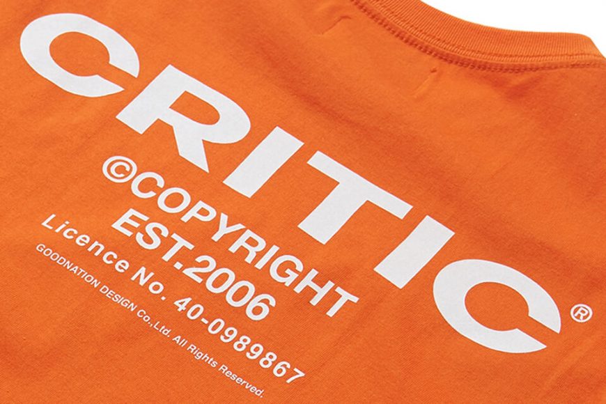 CRITIC 21 SS Backside Logo T-Shirt (24)