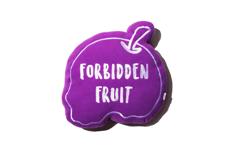 FORBIDDEN FRUIT Season 2 Inner Logo Lamb Wool Pillow (1)