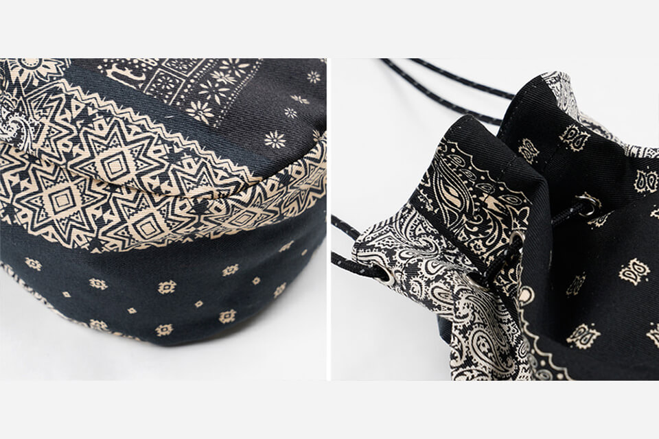 FrizmWORKS 21 SS BOKJORI String Bag(Bandana) (7)