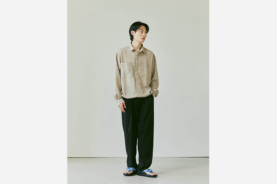 FrizmWORKS 21 SS String Oversized Shirt (3)