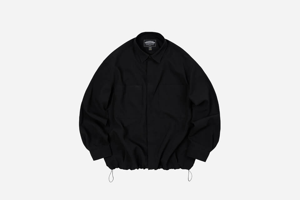 FrizmWORKS 21 SS String Oversized Shirt (6)