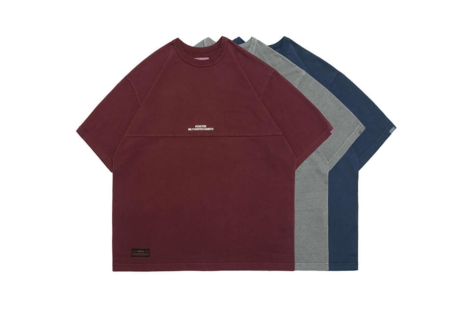 PERSEVERE 21 SS Pigment-Dyed Panel T-Shirt (13)