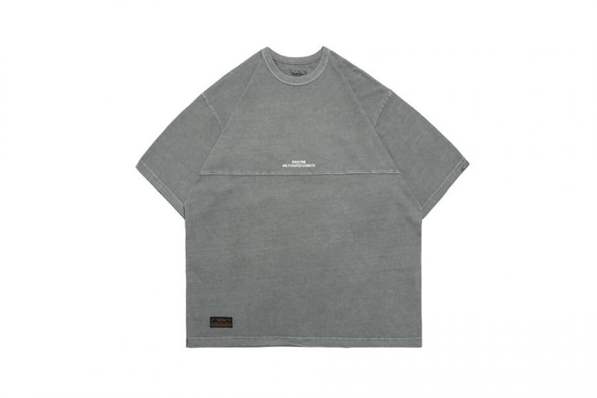 PERSEVERE 21 SS Pigment-Dyed Panel T-Shirt (14)