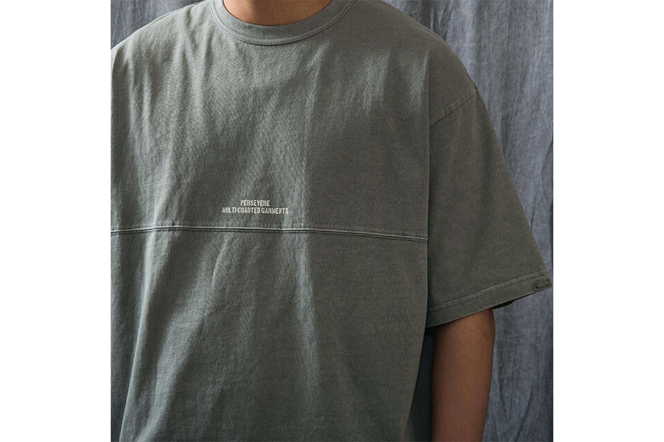 PERSEVERE 21 SS Pigment-Dyed Panel T-Shirt (3)