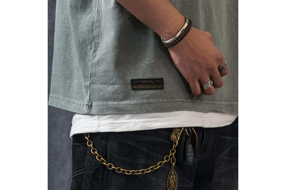 PERSEVERE 21 SS Pigment-Dyed Panel T-Shirt (4)